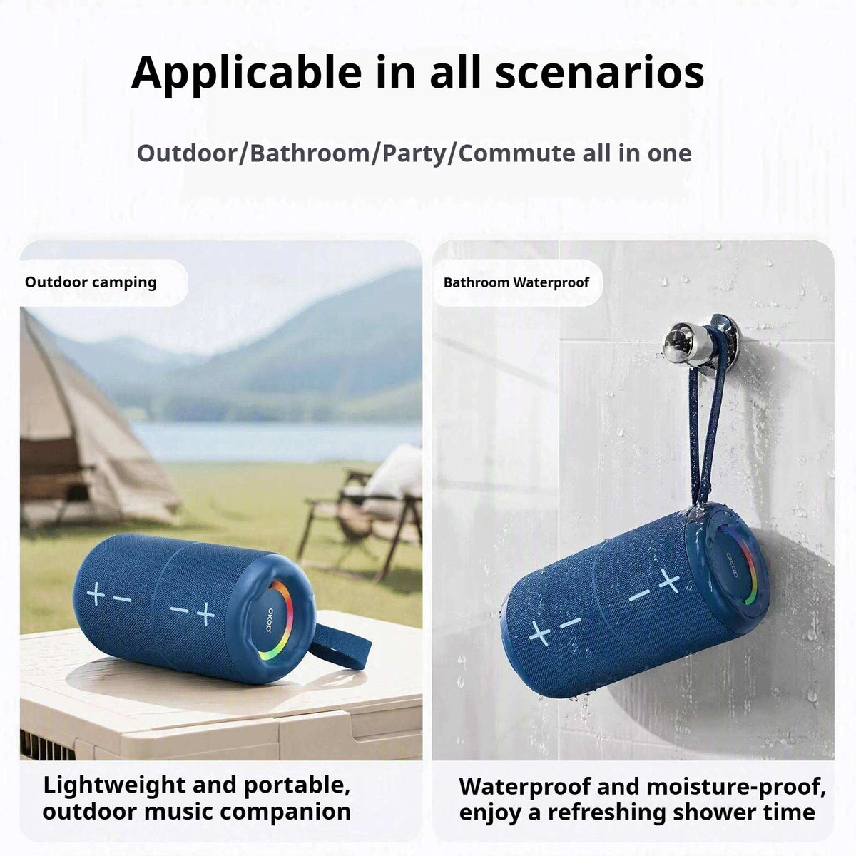 KP-858 Best-selling Wireless Bluetooth Speaker Featuring A Modular Dual-unit Design Portable Handle High Power Output And RGB Lighting Ideal For Outdoor Gatherings Factory Stock Available