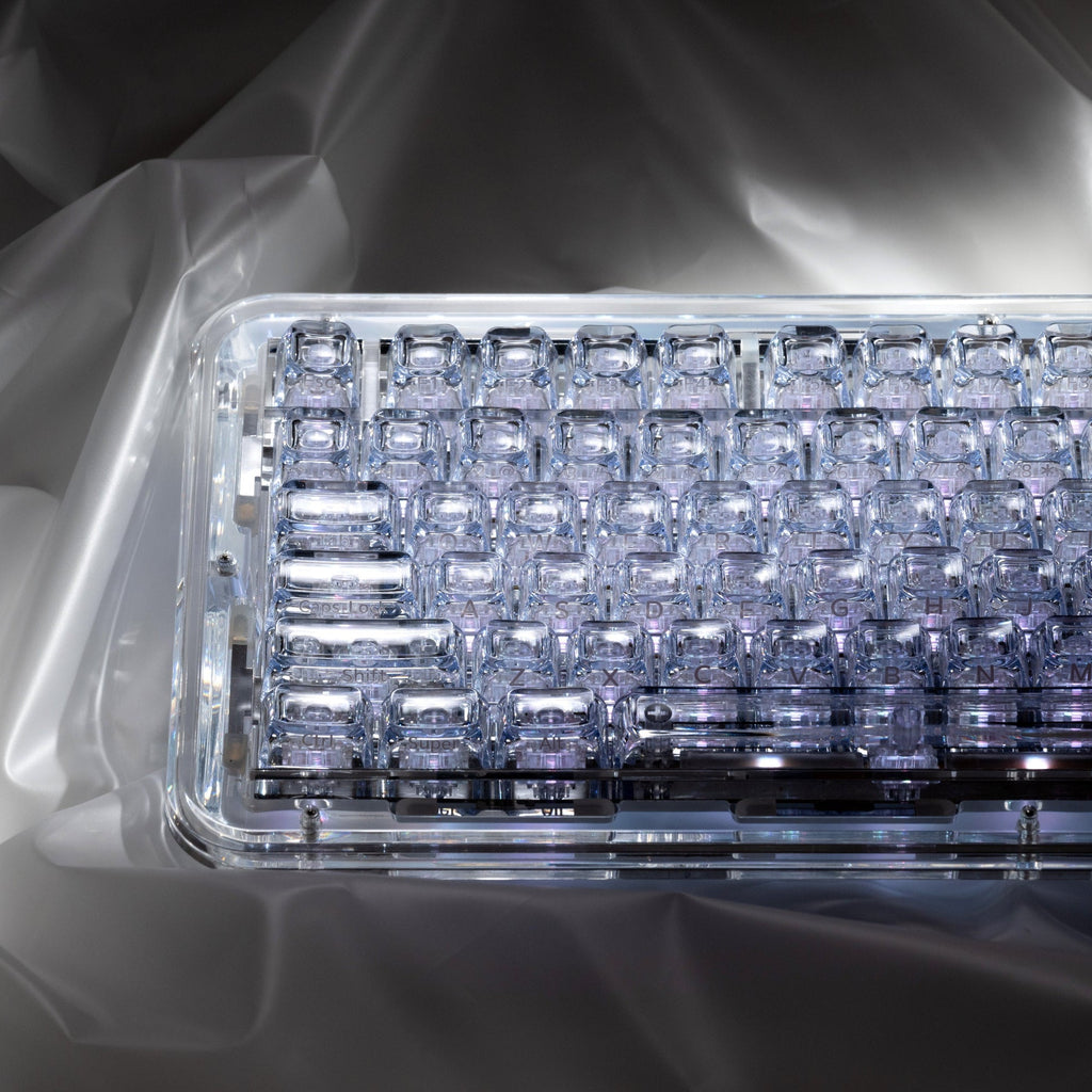 XVX Arctic Transparent SA Profile Double-Shot PC Keycap Set