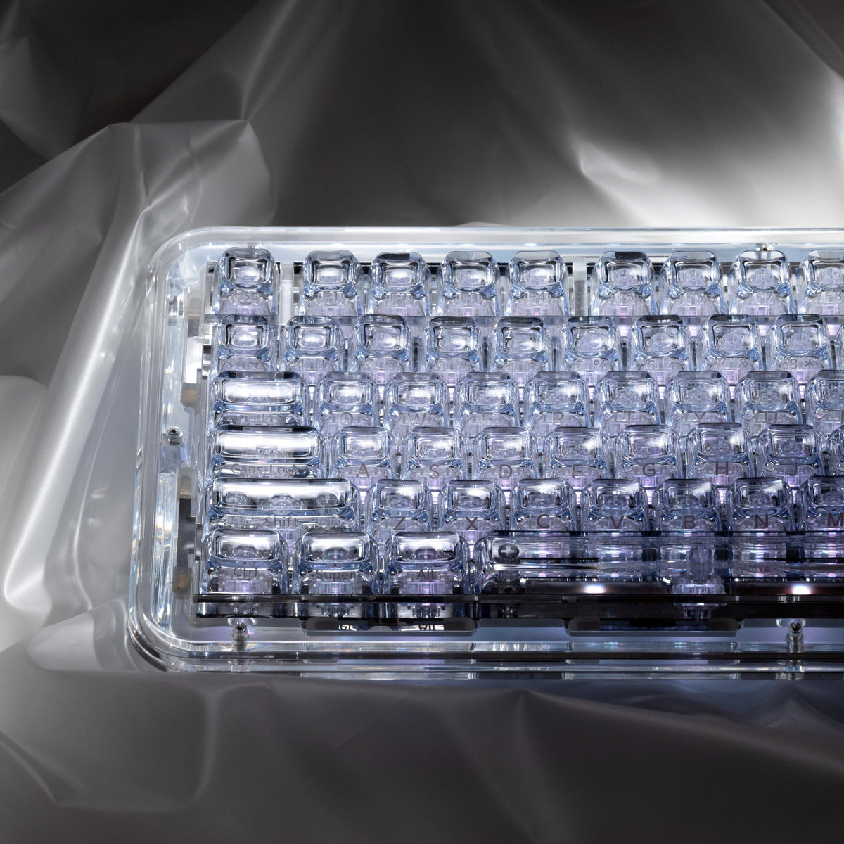 XVX Arctic Transparent SA Profile Double-Shot PC Keycap Set