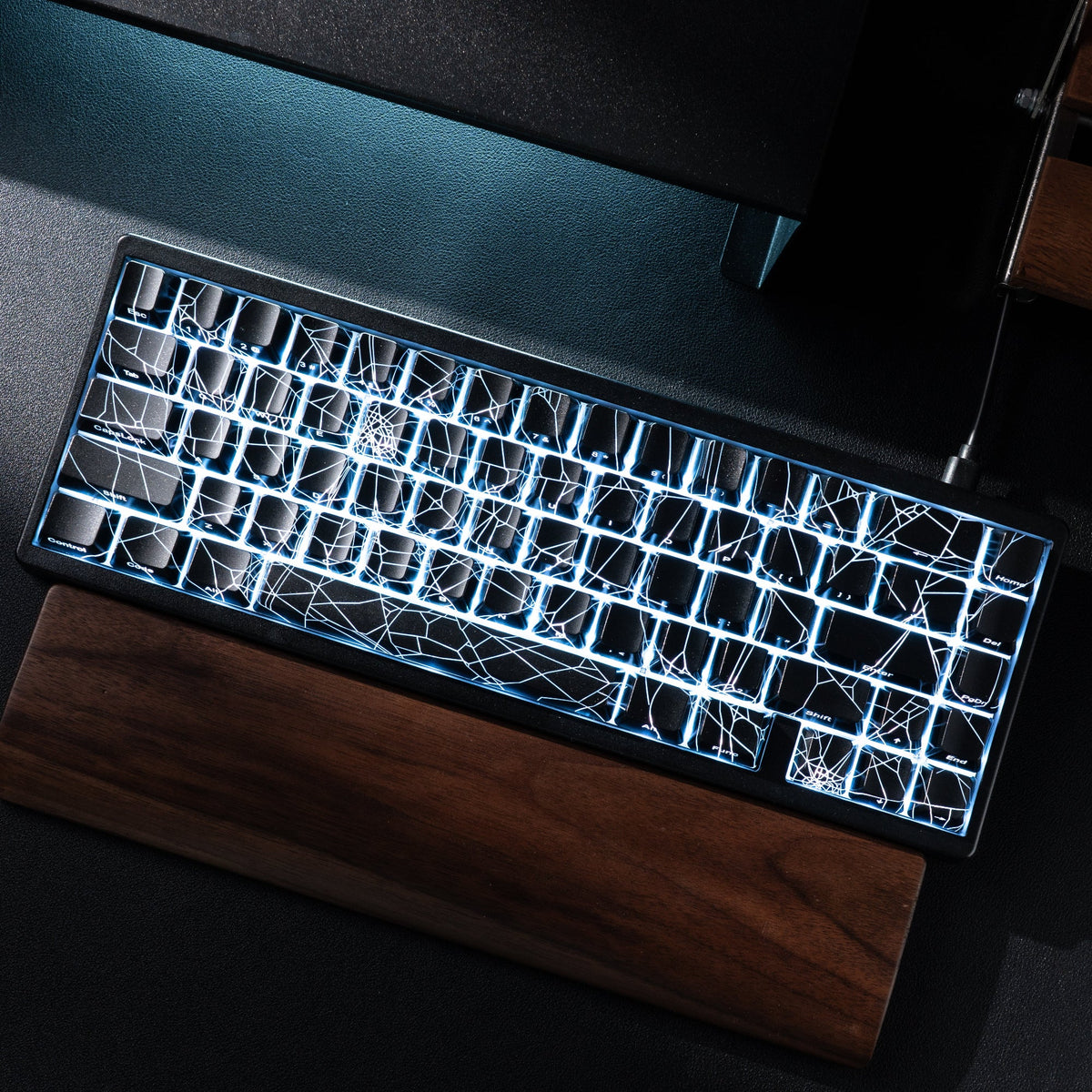 XVX M67 JadeStone Spider Web Tri-Mode RGB Mechanical Keyboard