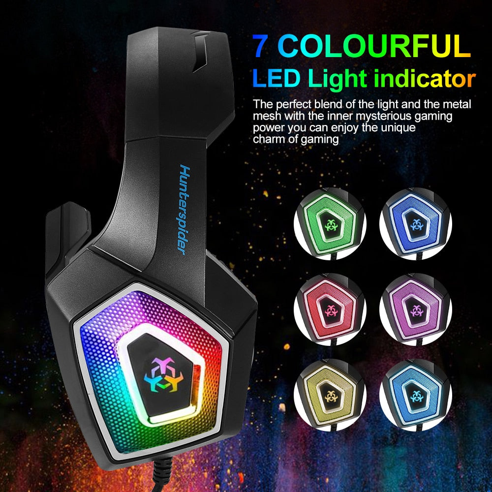 Stereo RGB Gaming Headset with Microphone