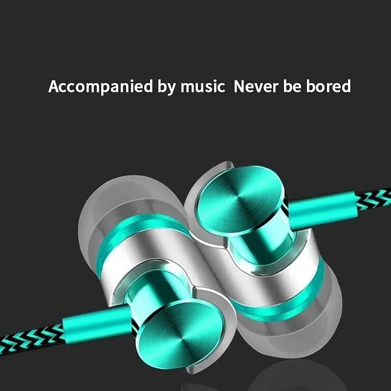 9D Stereo Wired Headphones Bass With Mic Earphone In-ear Headphones 3.5mm Wired Earphone Earbud Phone Headset For Xiaomi Realme